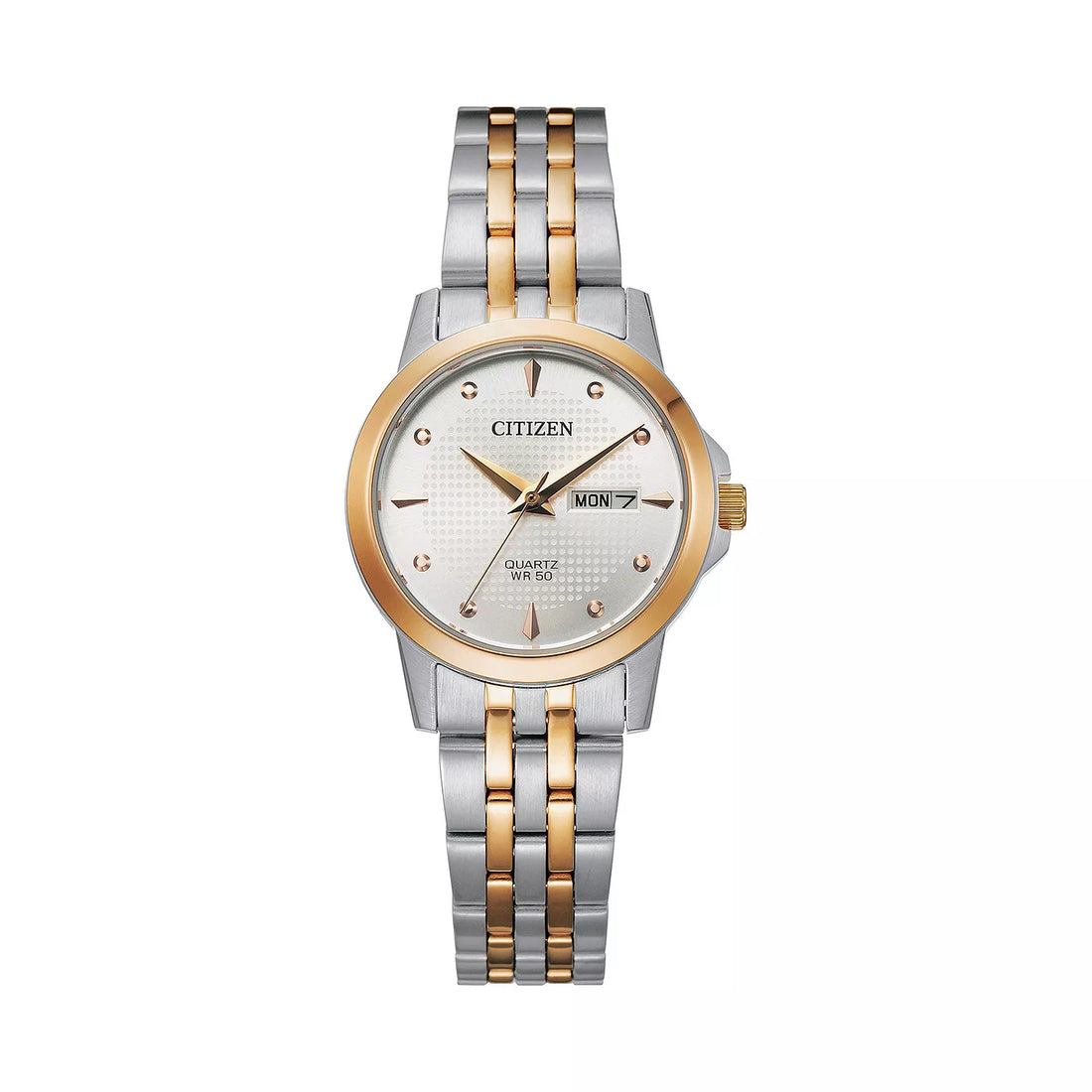 Citizen Ladies Two-Tone Stainless Steel Silver Dial Watch