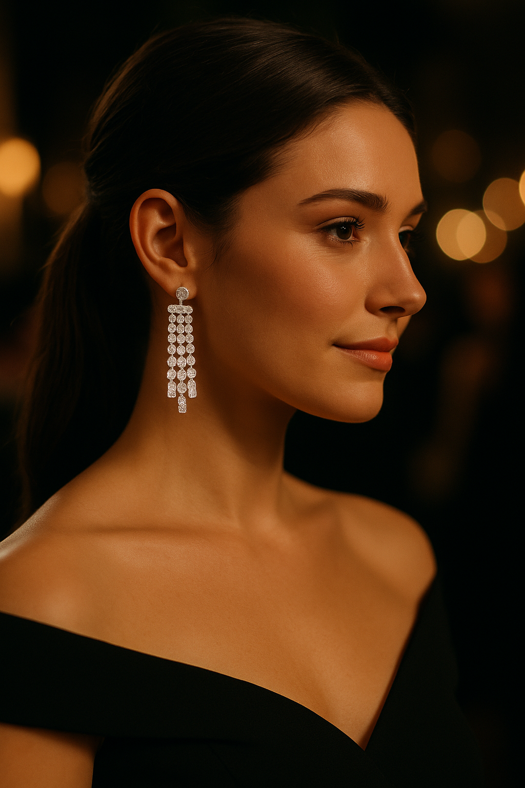 Waterfall Earrings Lab Grown