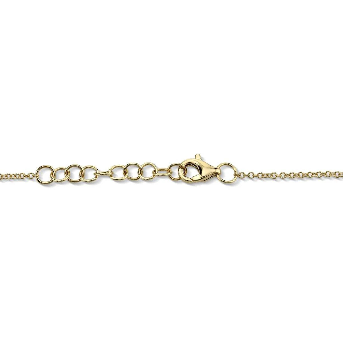 DIAMOND "LOVE" BRACELET IN 14K YELLOW GOLD