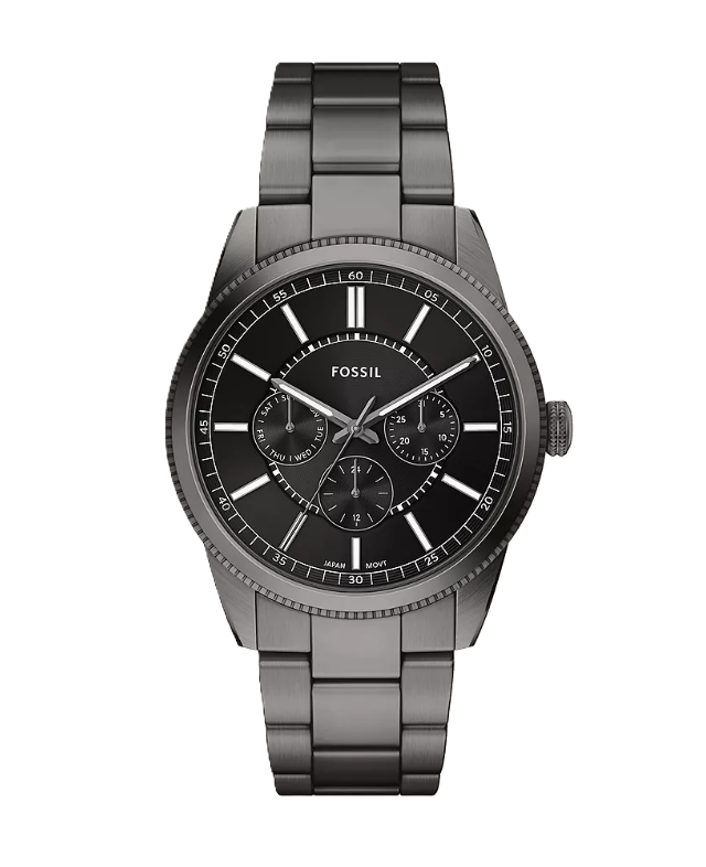 Pearson Multifunction Watch | Fossil | Gunmetal Stainless Steel | Black Dial | 22mm Bracelet - Brownee Jewelers