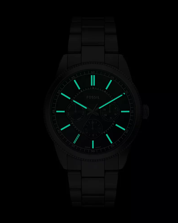 Pearson Multifunction Watch | Fossil | Gunmetal Stainless Steel | Black Dial | 22mm Bracelet - Brownee Jewelers