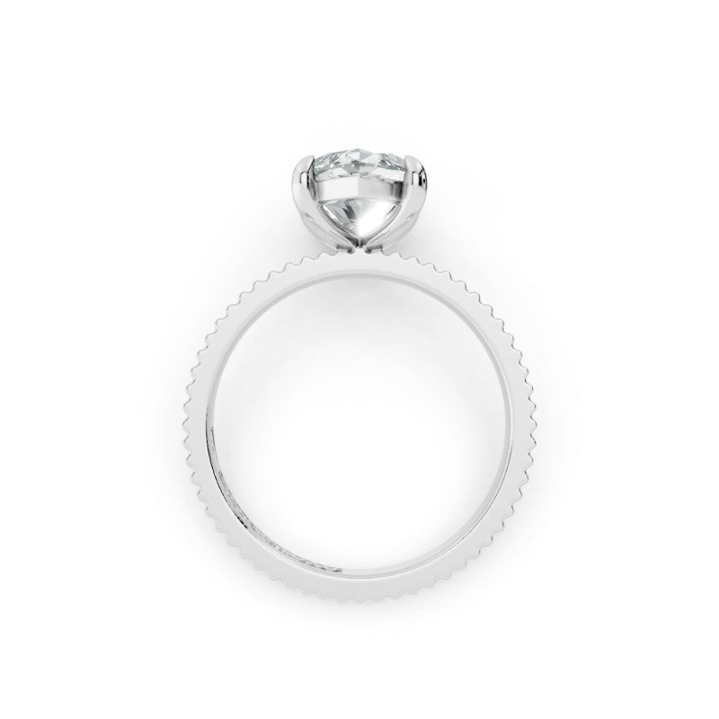 Marquise-Cut Lab-Grown Diamond Engagement Ring