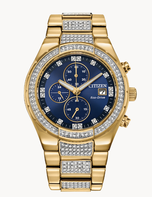 If you’re looking for a dressy sports watch that makes a perfect gift for any occasion, the Men’s Crystal from CITIZEN fits the bill