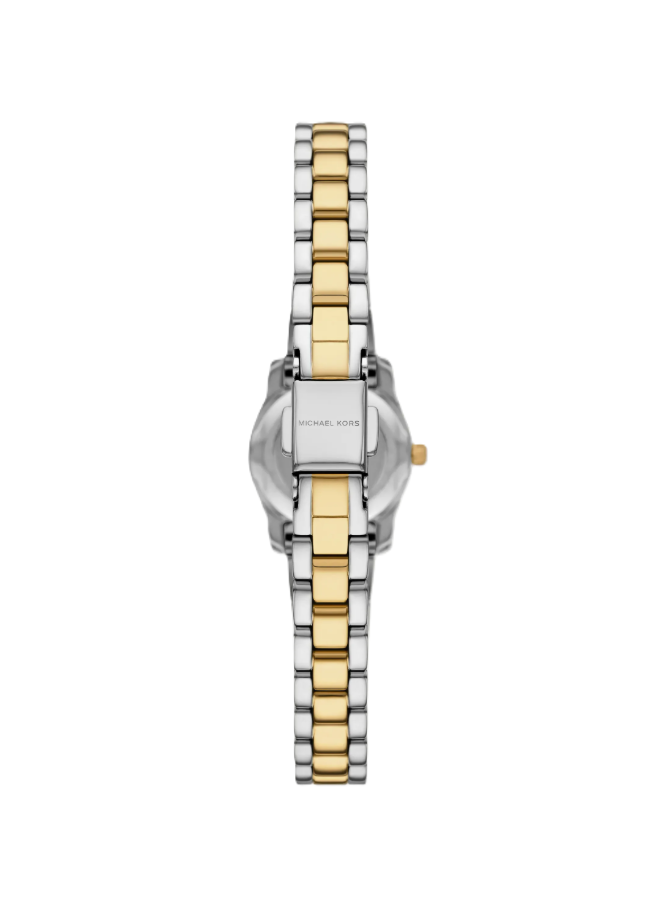 Micro Lexington Pavé Two-Tone Watch | Two-Tone Stainless Steel | 13mm Case | Crystal Index Dial - Brownee Jewelers