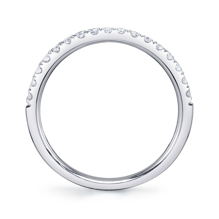 SHY CREATION | 0.25CT DIAMOND BAND | 14K WHITE GOLD | 0.25 CTW | SC22004437 - Brownee Jewelers