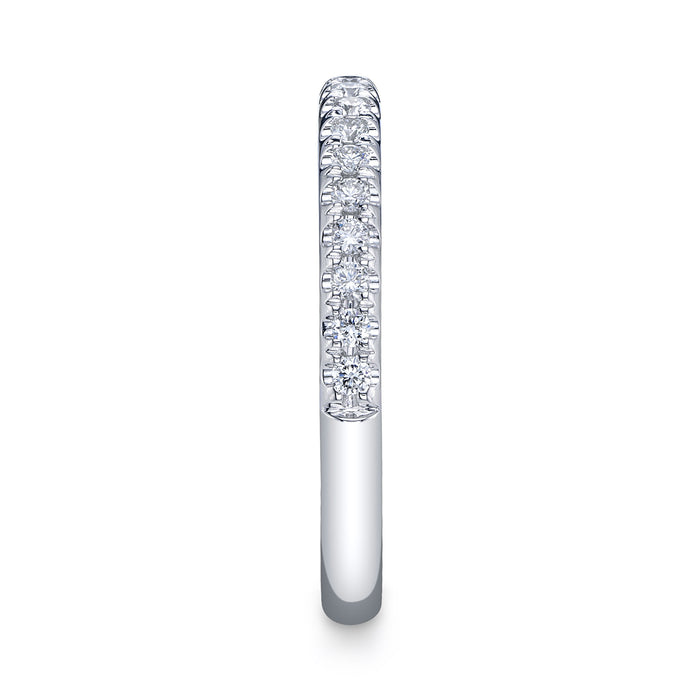 SHY CREATION | 0.25CT DIAMOND BAND | 14K WHITE GOLD | 0.25 CTW | SC22004437 - Brownee Jewelers