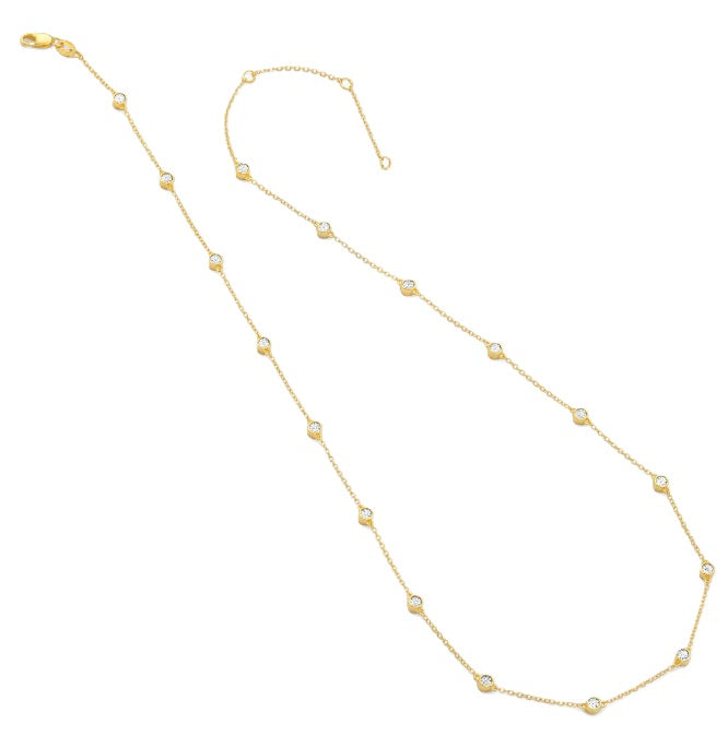In The Loop  Diamond Necklace 
