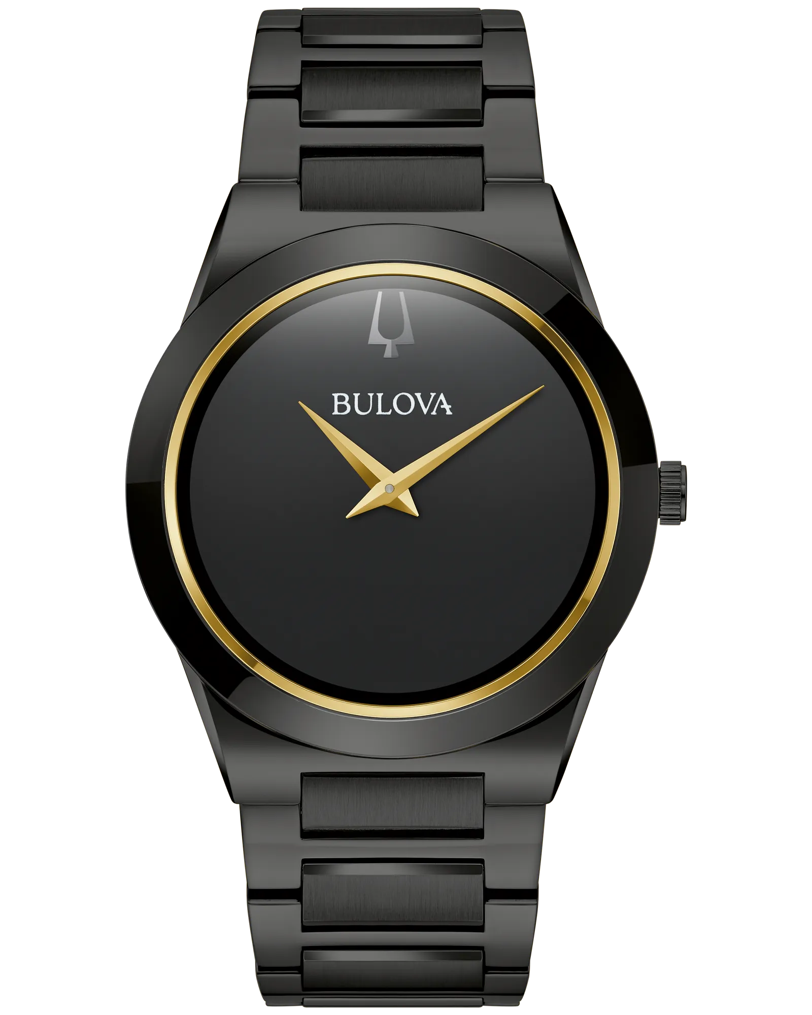 Bulova Millennia | Black Stainless Steel Watch | Black Dial | Quartz | Black Bracelet | 98A313 - Brownee Jewelers