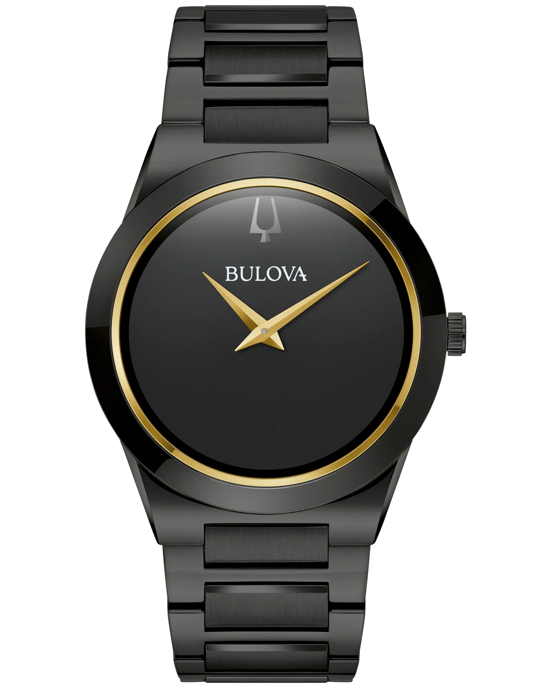 Bulova Millennia | Black Stainless Steel Watch | Black Dial | Quartz | Black Bracelet | 98A313 - Brownee Jewelers