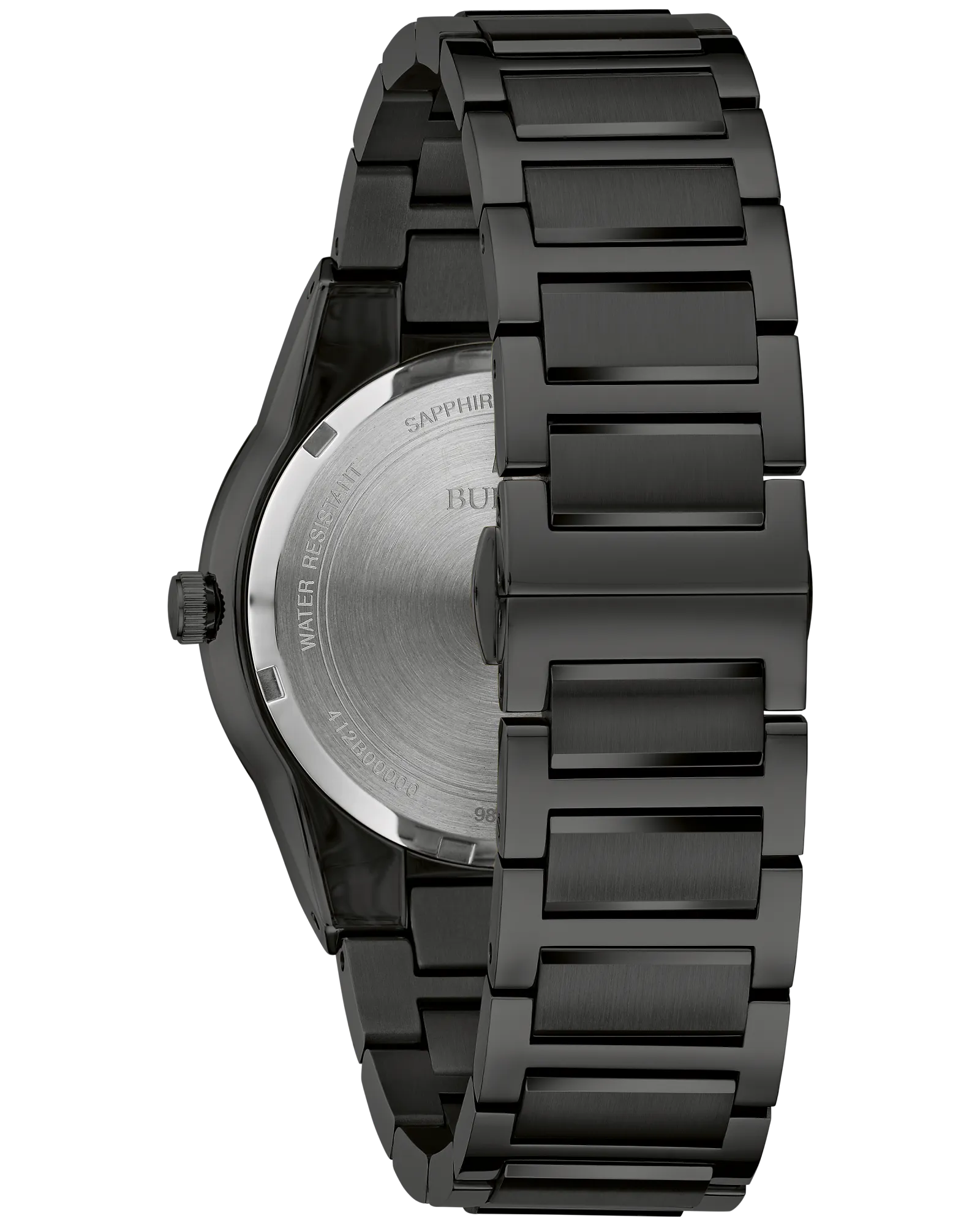 Bulova Millennia | Black Stainless Steel Watch | Black Dial | Quartz | Black Bracelet | 98A313 - Brownee Jewelers