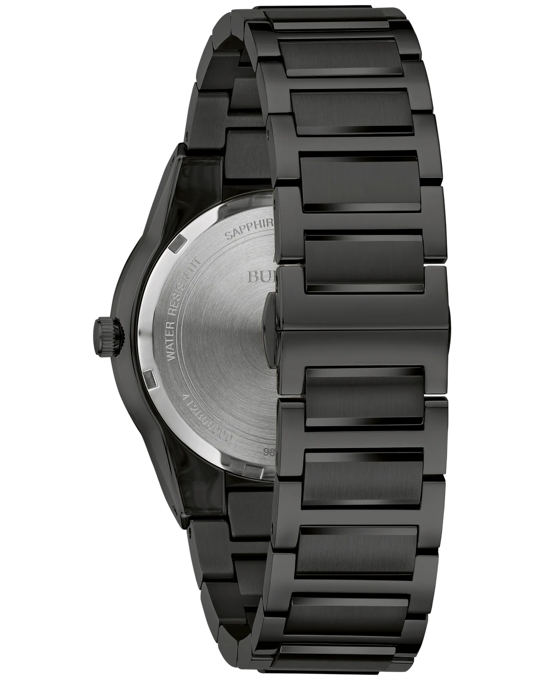 Bulova Millennia | Black Stainless Steel Watch | Black Dial | Quartz | Black Bracelet | 98A313 - Brownee Jewelers