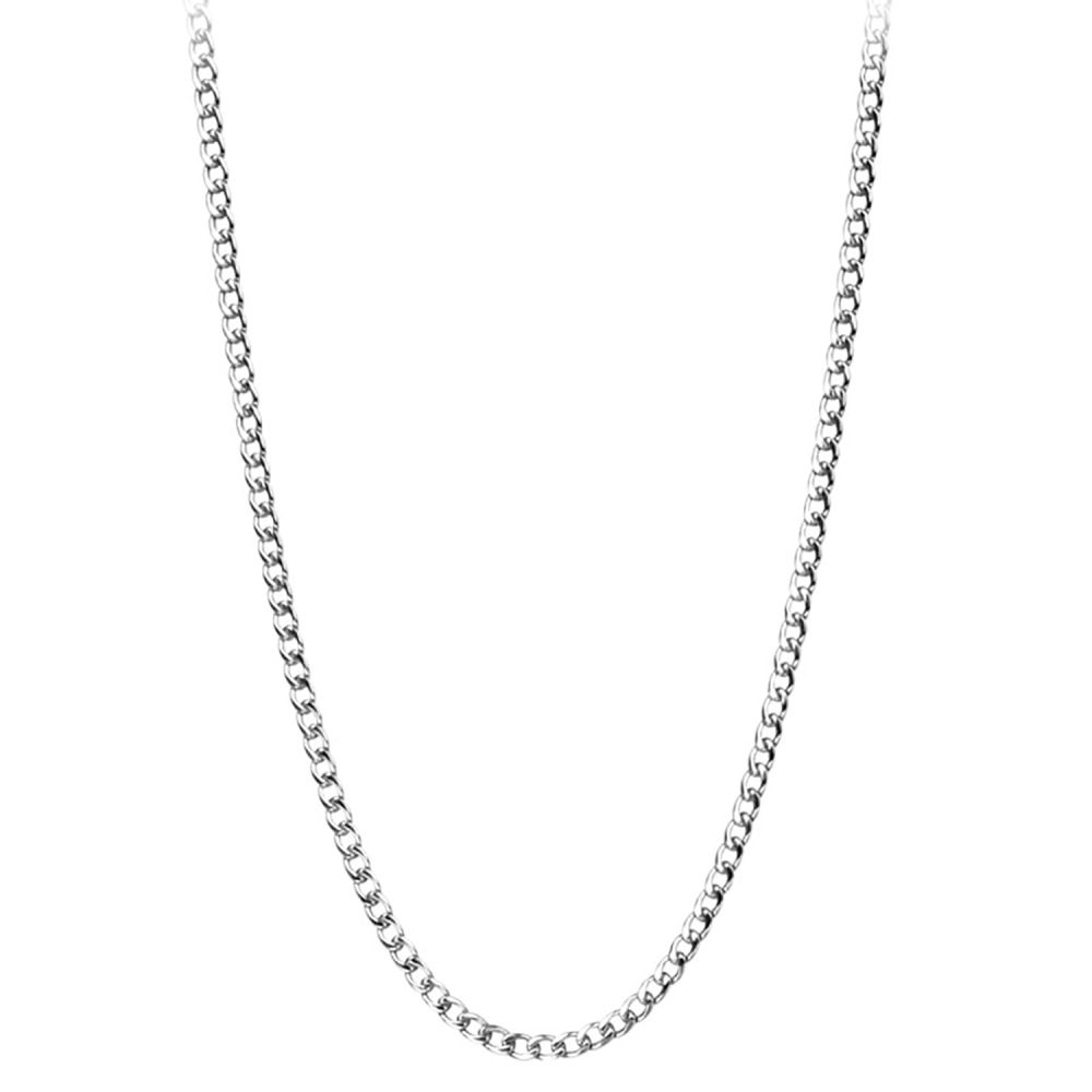 4.8mm Round Curb Chain 24"