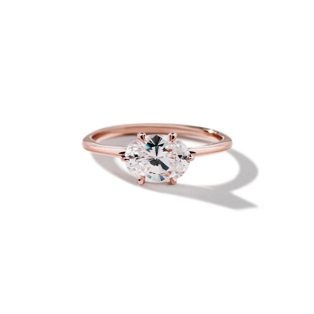 East-West Engagement Ring