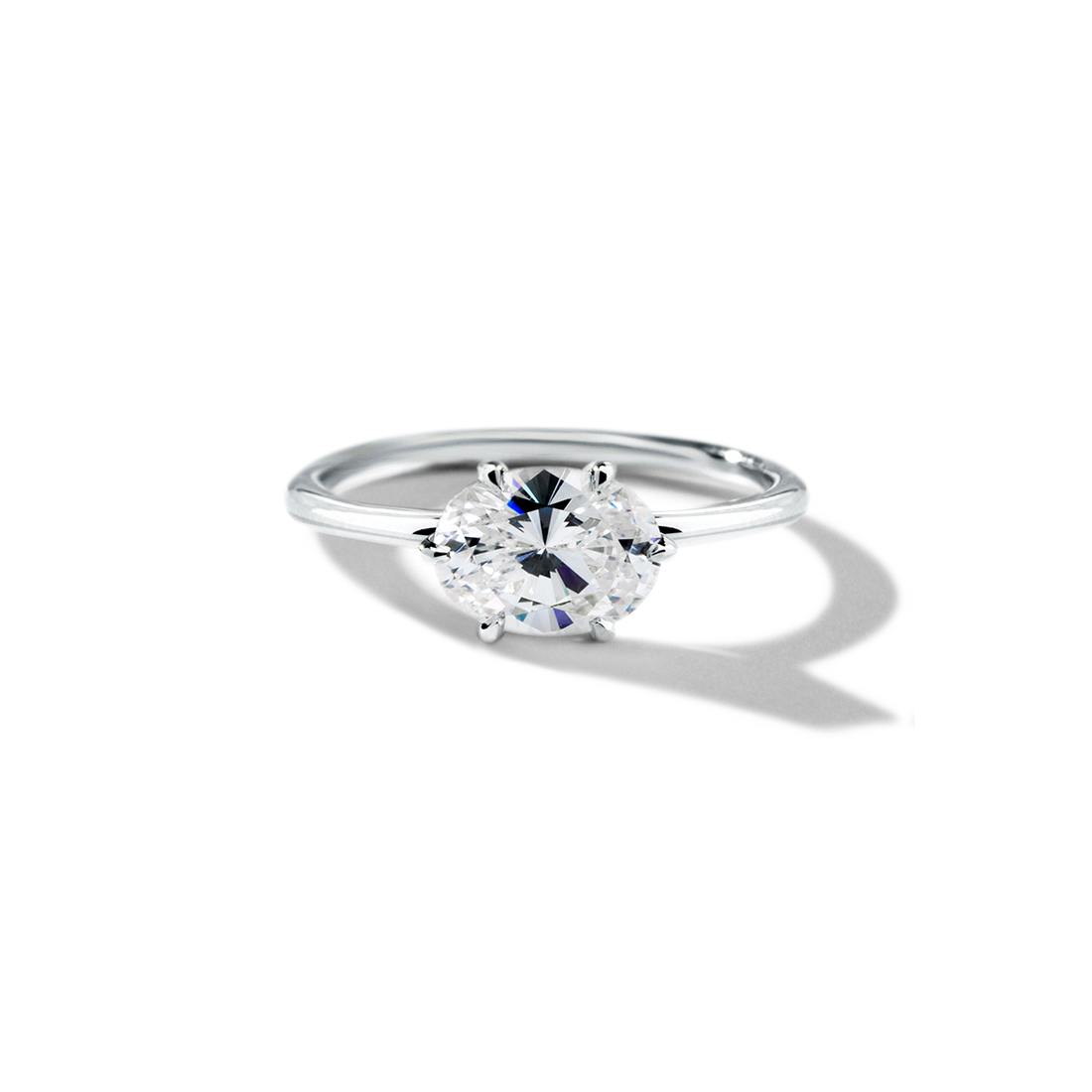 East-West Pixie Engagement Ring