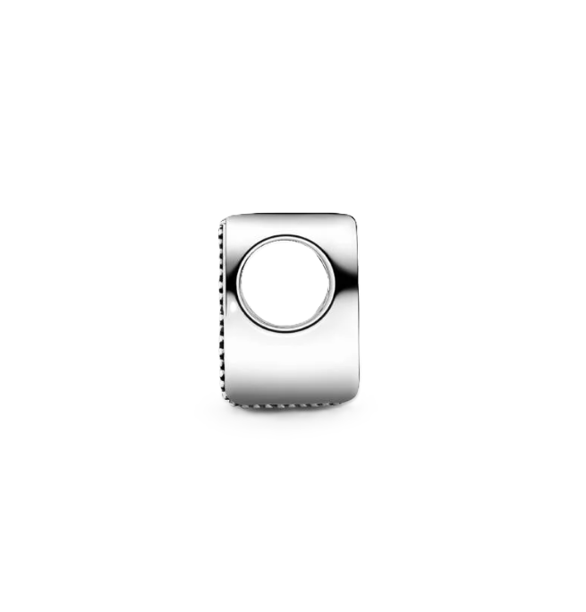 Pandora Letter P Alphabet Charm in Sterling Silver