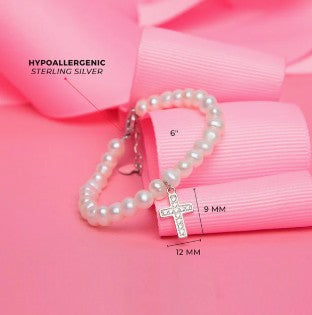 BABY PEARL BRACELET HYPERALLERGENIC