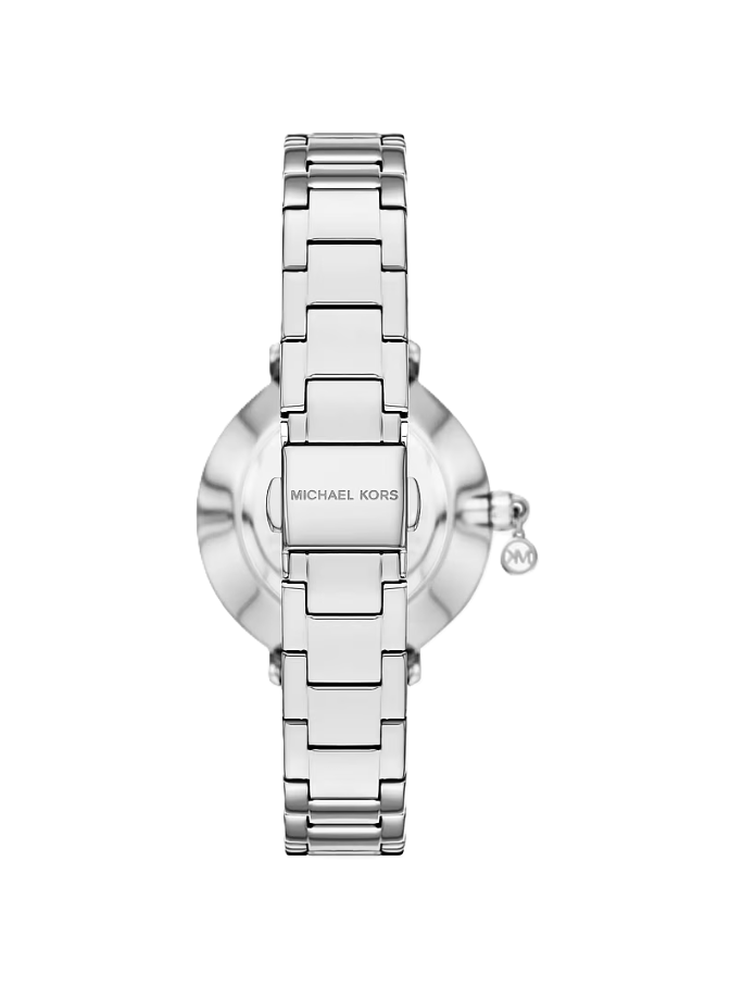 Mini Pyper Pavé Watch | Michael Kors | Stainless Steel | 32mm Case | Blush Pink Pavé Dial & Crystal Bezel - Brownee Jewelers