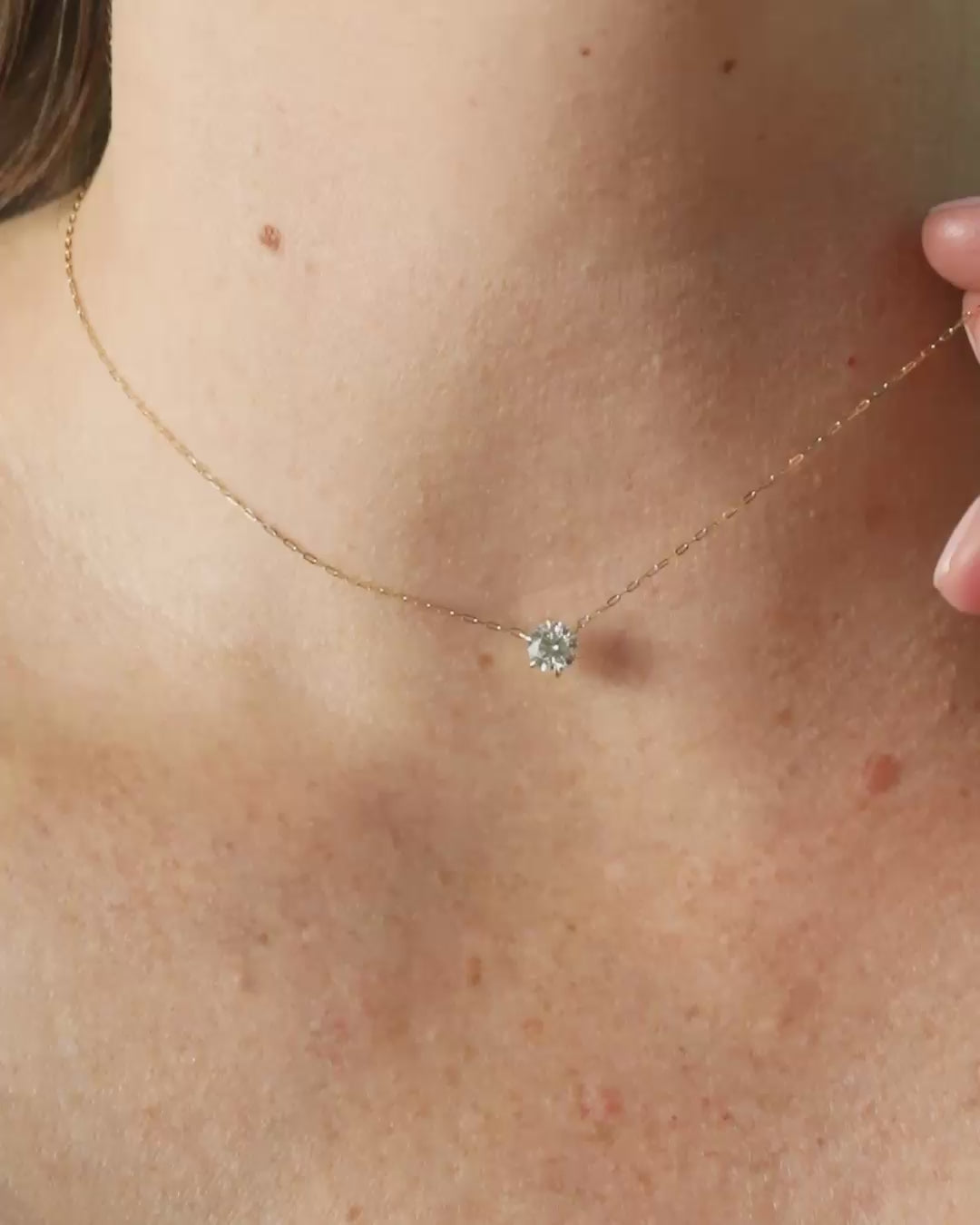 Round Diamond Pendant