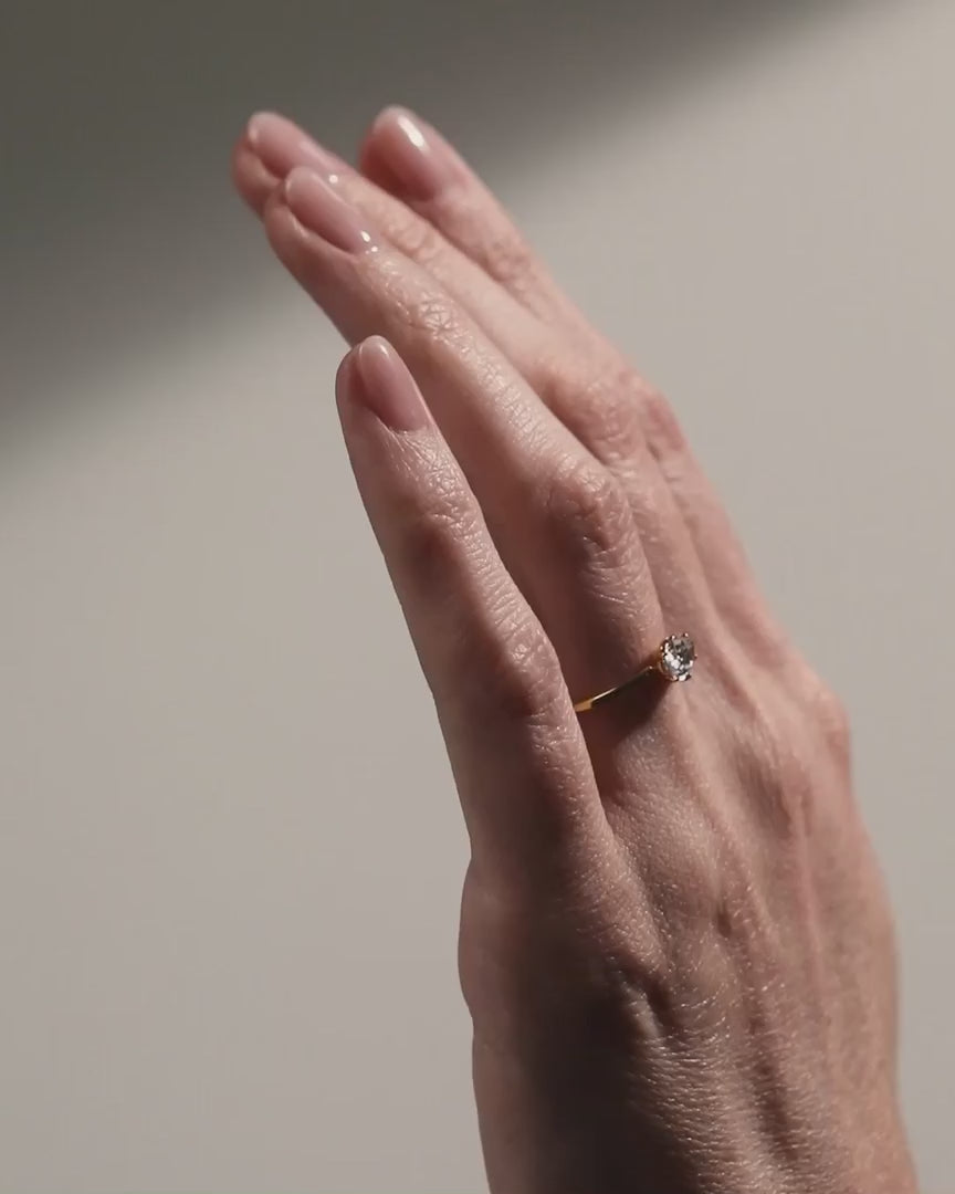 East-West Engagement Ring