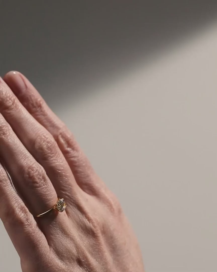 Solitaire Diamond Engagement Ring