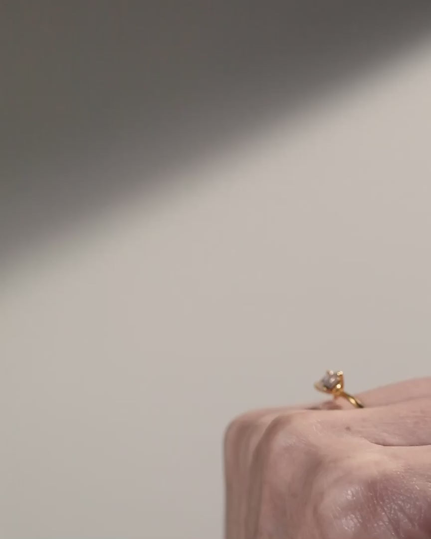 East-West Pixie Engagement Ring