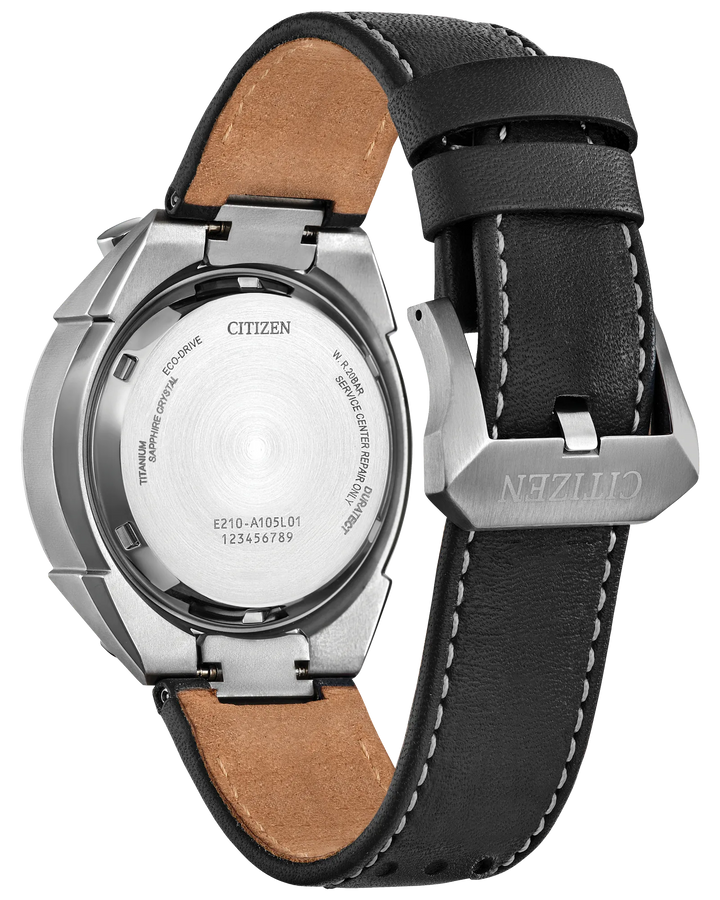 Promaster Tsuno Chrono Racer | Citizen Titanium Watch | Blue Dial Chronograph Tachymeter | WR200 - Brownee Jewelers