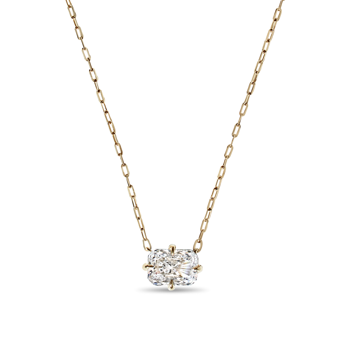 Radiant Diamond Pendant