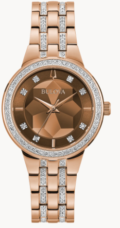 Rose gold Bulova 
