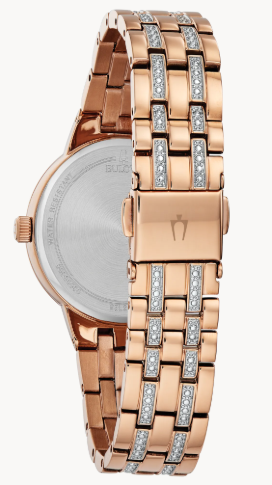 Rose gold Bulova 