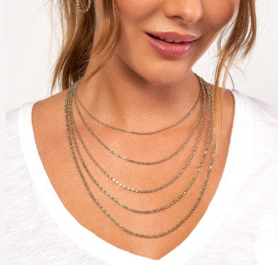 10kt 1.56mm diamond cut rope chain 