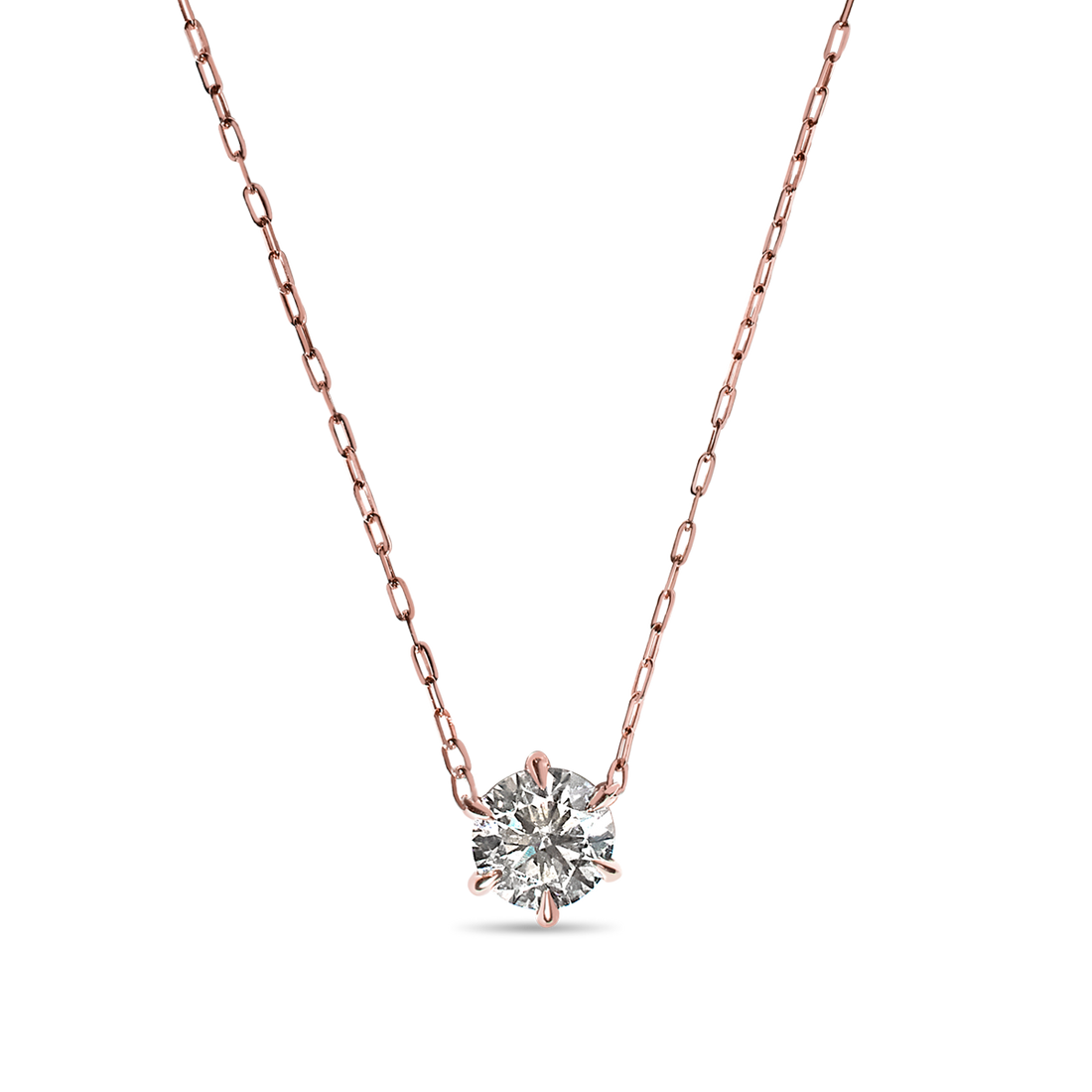 Round Diamond Pendant
