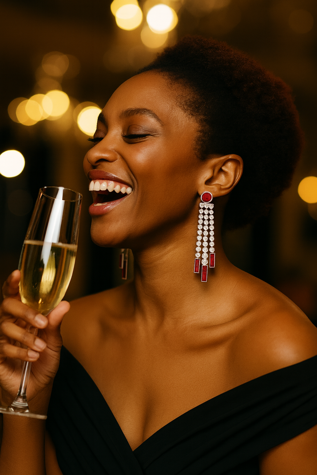 Waterfall Earrings Lab Grown