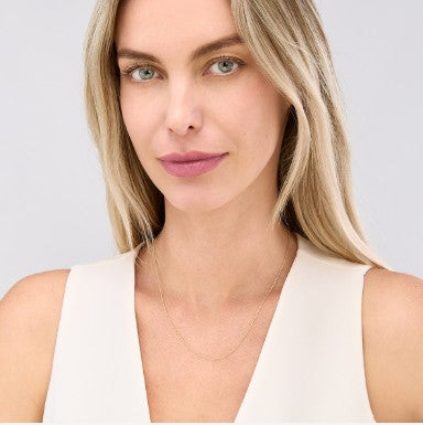 14kt 20" 1.15mm diamond cut singapore chains 