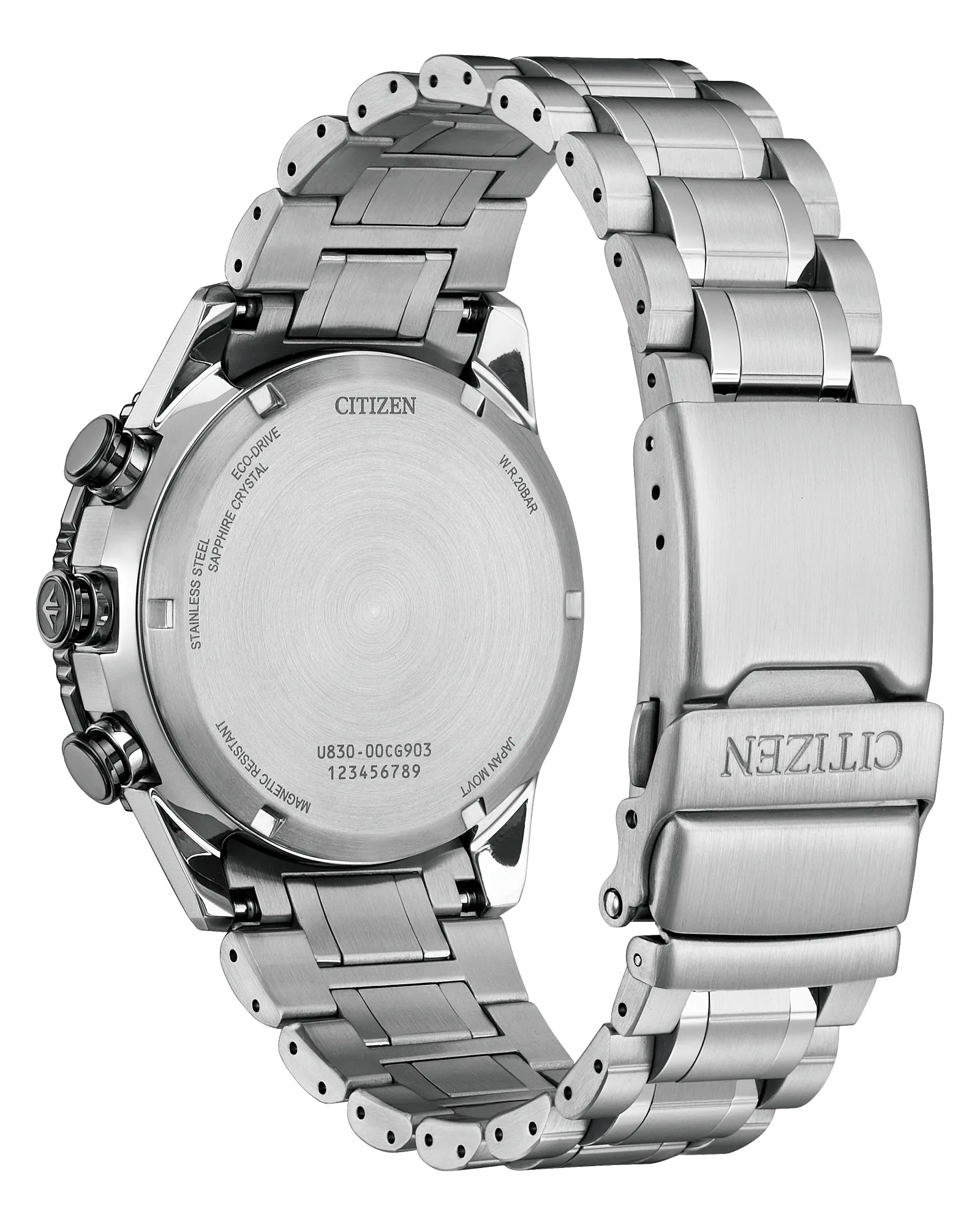 Promaster Skyhawk U830 | Citizen Stainless Steel Watch | Gray Dial Multi-Function Atomic Time | WR200 - Brownee Jewelers