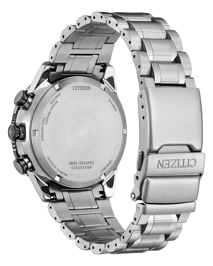 Promaster Skyhawk U830 | Citizen Stainless Steel Watch | Gray Dial Multi-Function Atomic Time | WR200 - Brownee Jewelers