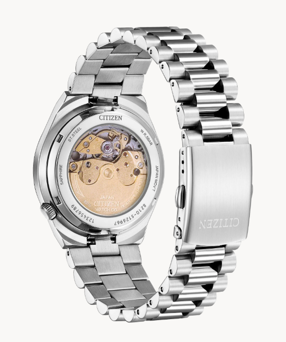 The TSUYOSA Automatic, from the NJ015 series, brings ultramodern sports styling right to your wrist.