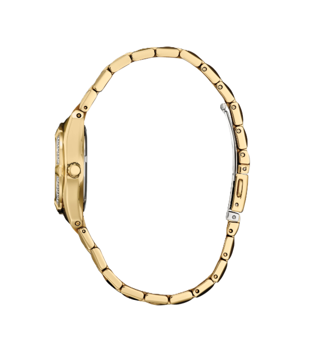 CITIZEN CORSO DIAMOND | LADIES ECO-DRIVE WATCH | GOLD-TONE STAINLESS STEEL | BLACK DIAL | EW2712-55E - Brownee Jewelers