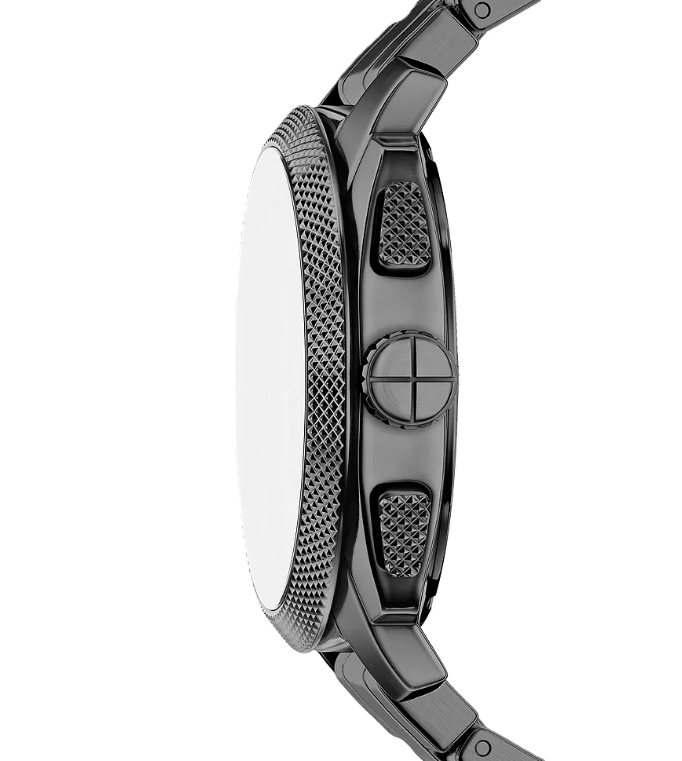Machine Chronograph Watch | Fossil | Smoke Stainless Steel | Gray Dial | 22mm Bracelet - Brownee Jewelers