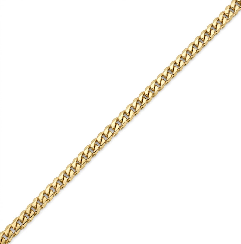 2.3mm Solid Curb Link Necklace | 20 Inch | 10K Yellow Gold | 371-060-20 - Brownee Jewelers