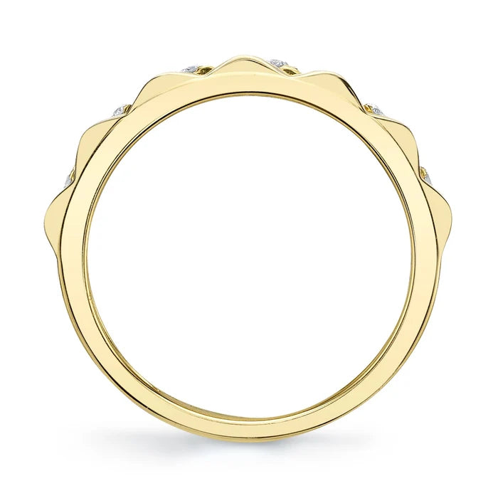 0.26 TOTAL CARAT WEIGHT DIAMOND BAND IN 14K YELLOW GOLD