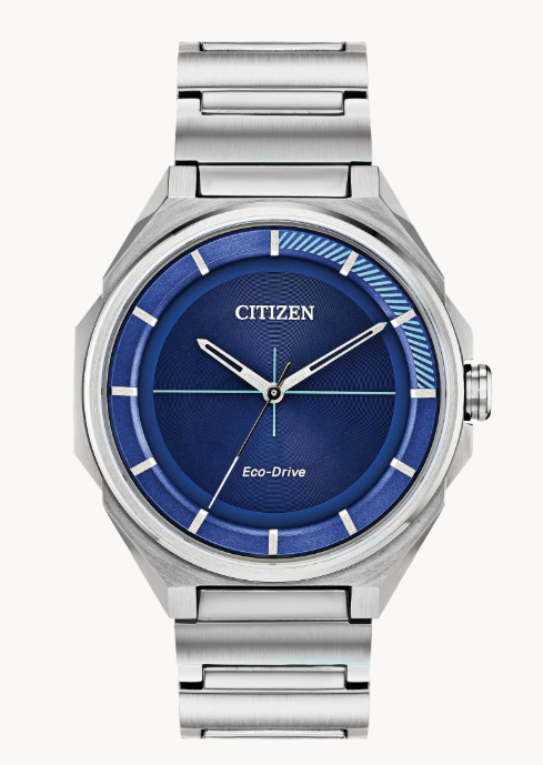 Citizen Weekender | Men's Eco-Drive Watch | Stainless Steel | Royal Blue Dial | BJ6530-54L - Brownee Jewelers