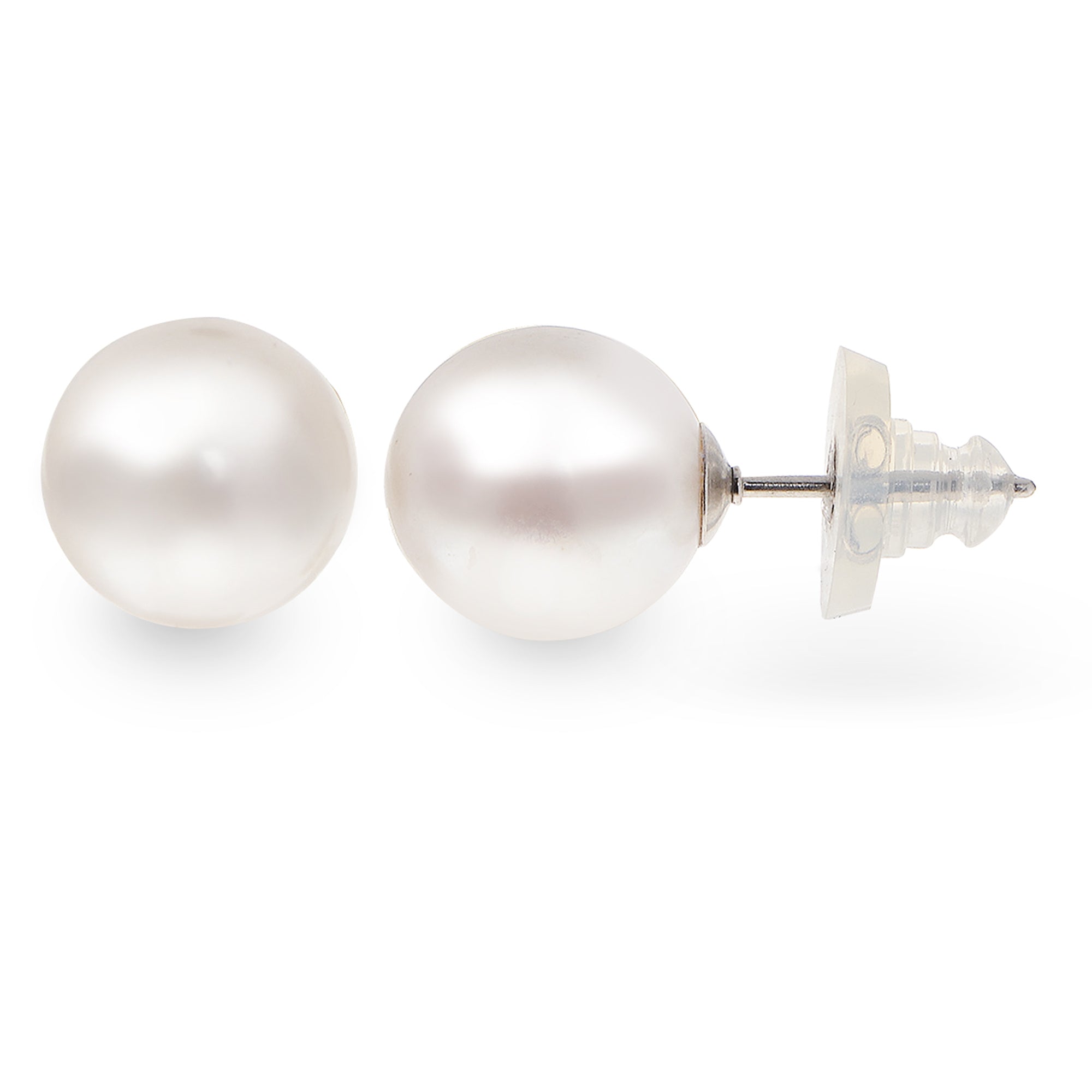 10–10.5mm Freshwater Cultured Pearl Stud Earrings