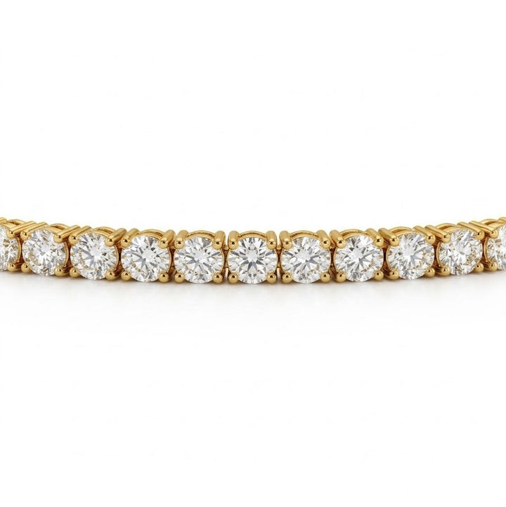3CTW LAB DIAMOND TENNIS BRACELET | 14K YELLOW GOLD | 7" | LG-KB36852-3CT-GY4 - Brownee Jewelers