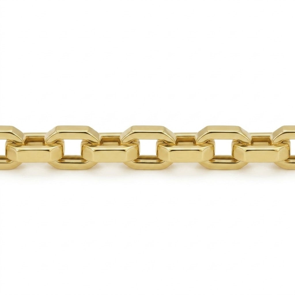 7.5 Inch Oval Link Bracelet in 14K Yellow Gold
