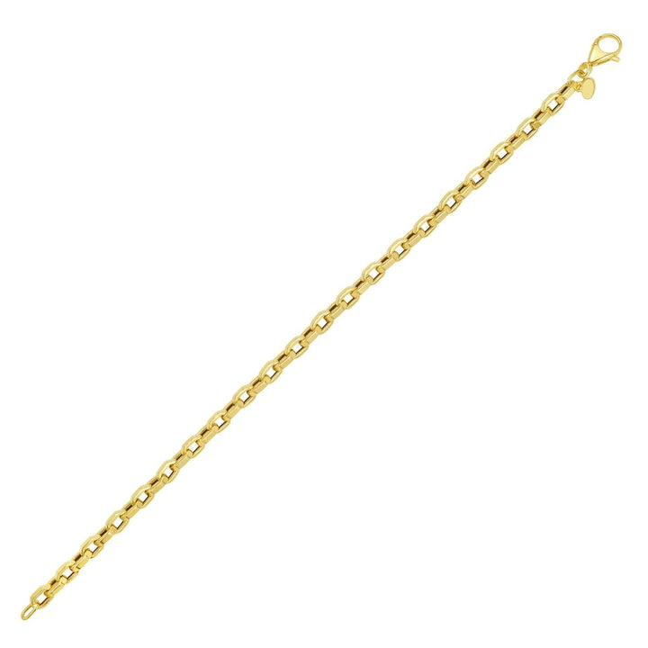 Oval Link Bracelet | 14K Yellow Gold | 7.5 Inches | C19562-0750 - Brownee Jewelers