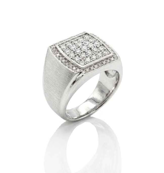 Diamond Cluster Ring