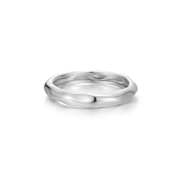 Thin Molten Band Ring