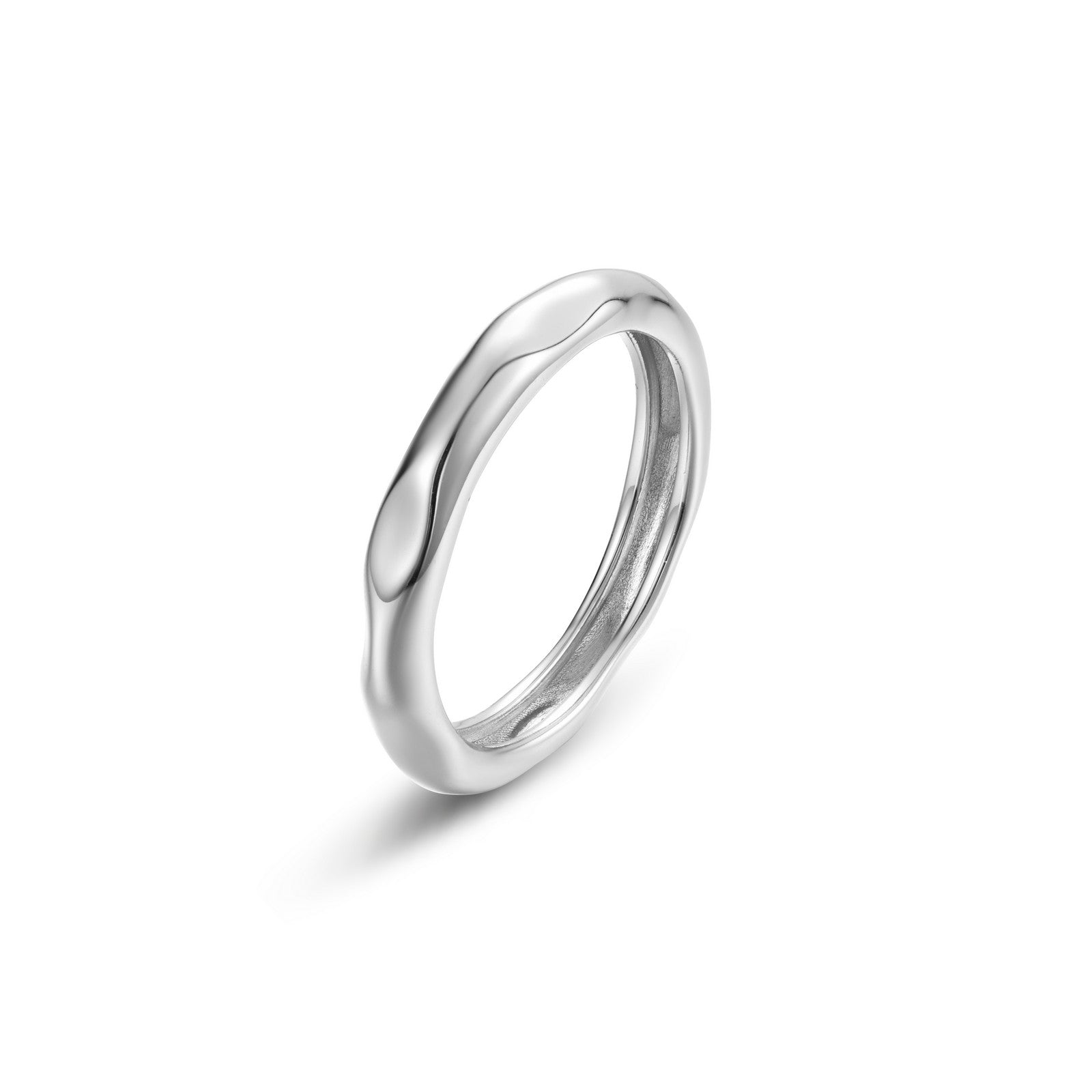 Thin Molten Band Ring