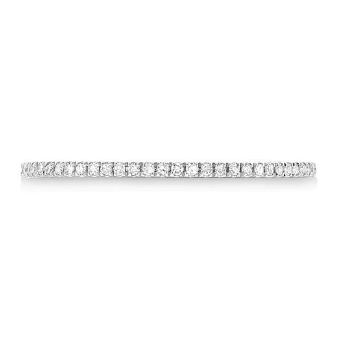 0.10 TOTAL CARAT WEIGHT DIAMOND STACKABLE BAND IN 14K WHITE GOLD