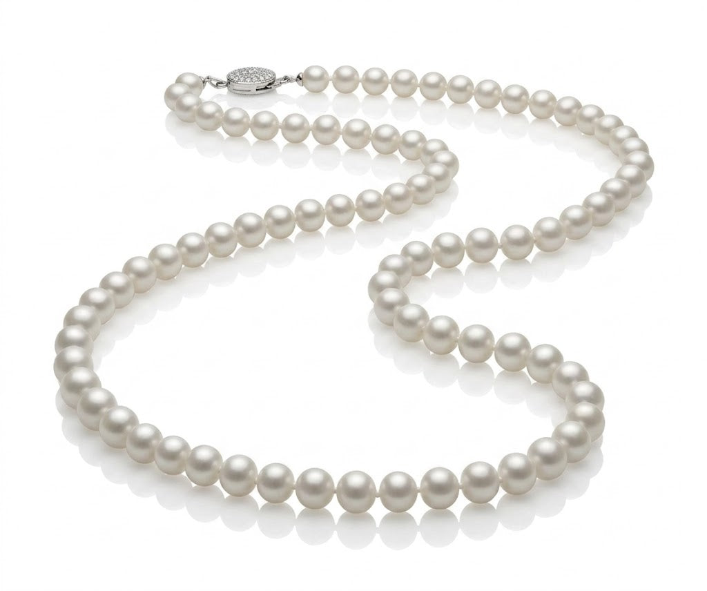 7–7.5mm Freshwater Cultured Pearl 18 Inch Necklace